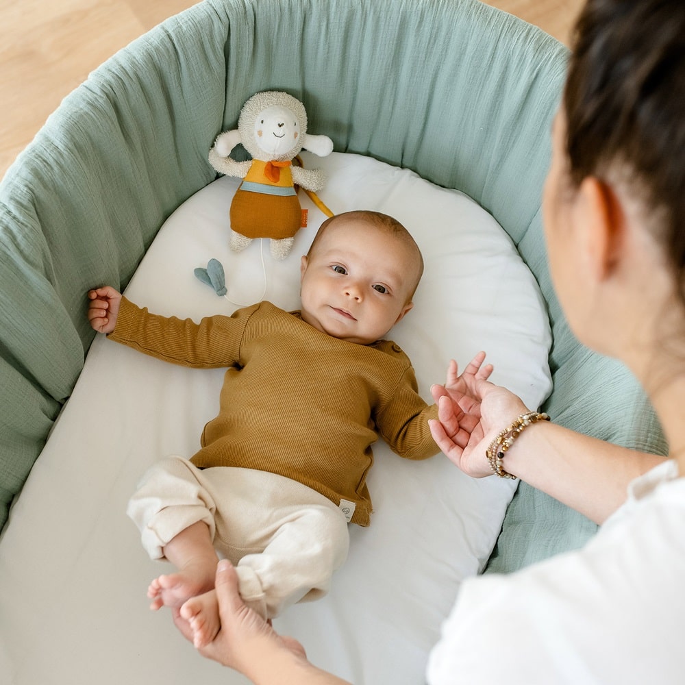 Музыкальная игрушка-подвеска FEHN Овечка NATUR 4