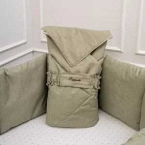 Набор 4 предмета для овальной и прямоугольной кроватки "Сканди " (М) 26