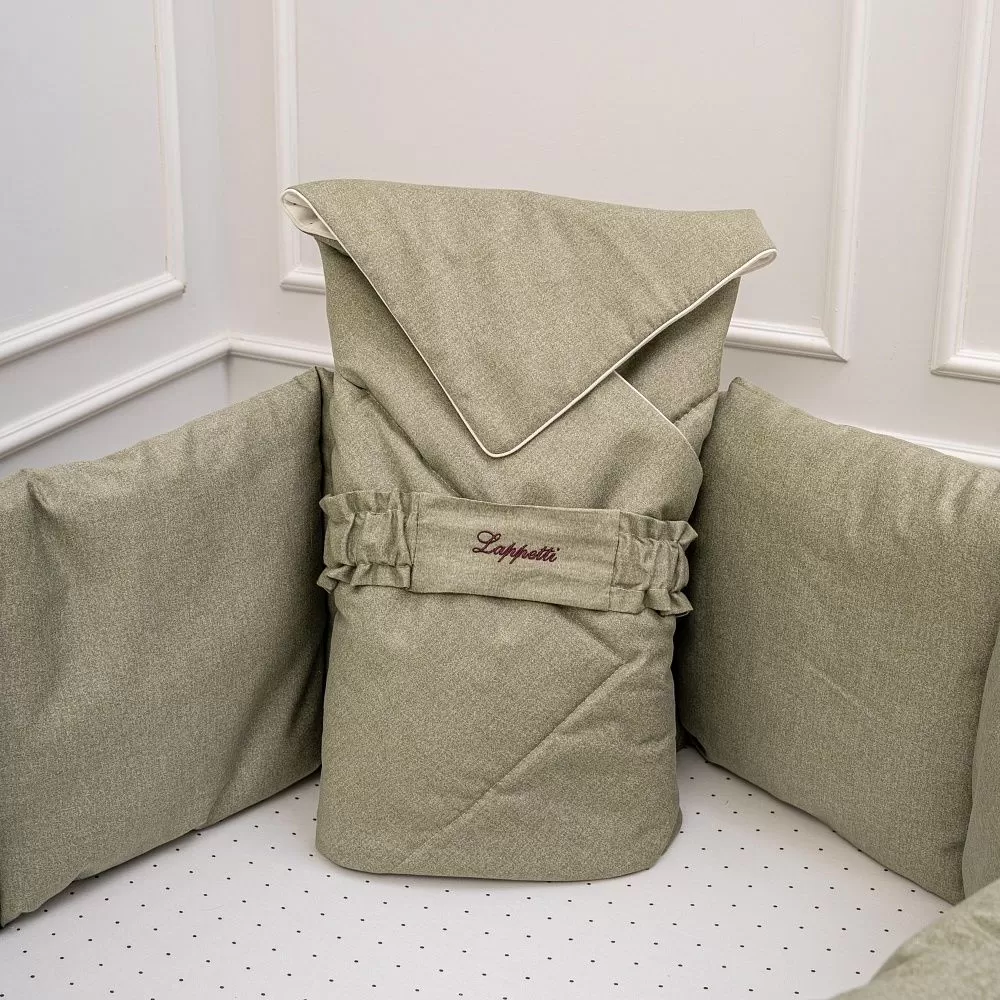 Набор 4 предмета для овальной и прямоугольной кроватки "Сканди " (М) 13