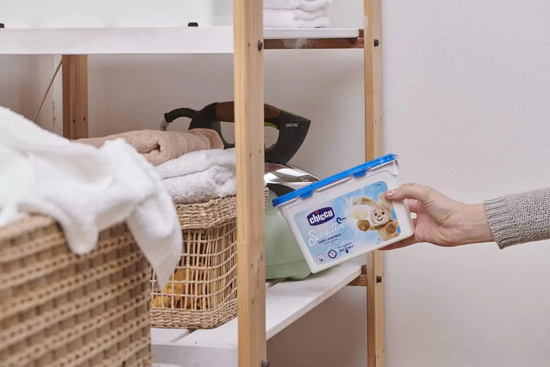 Средство для стирки детского белья в капсулах Chicco, 16шт. 4