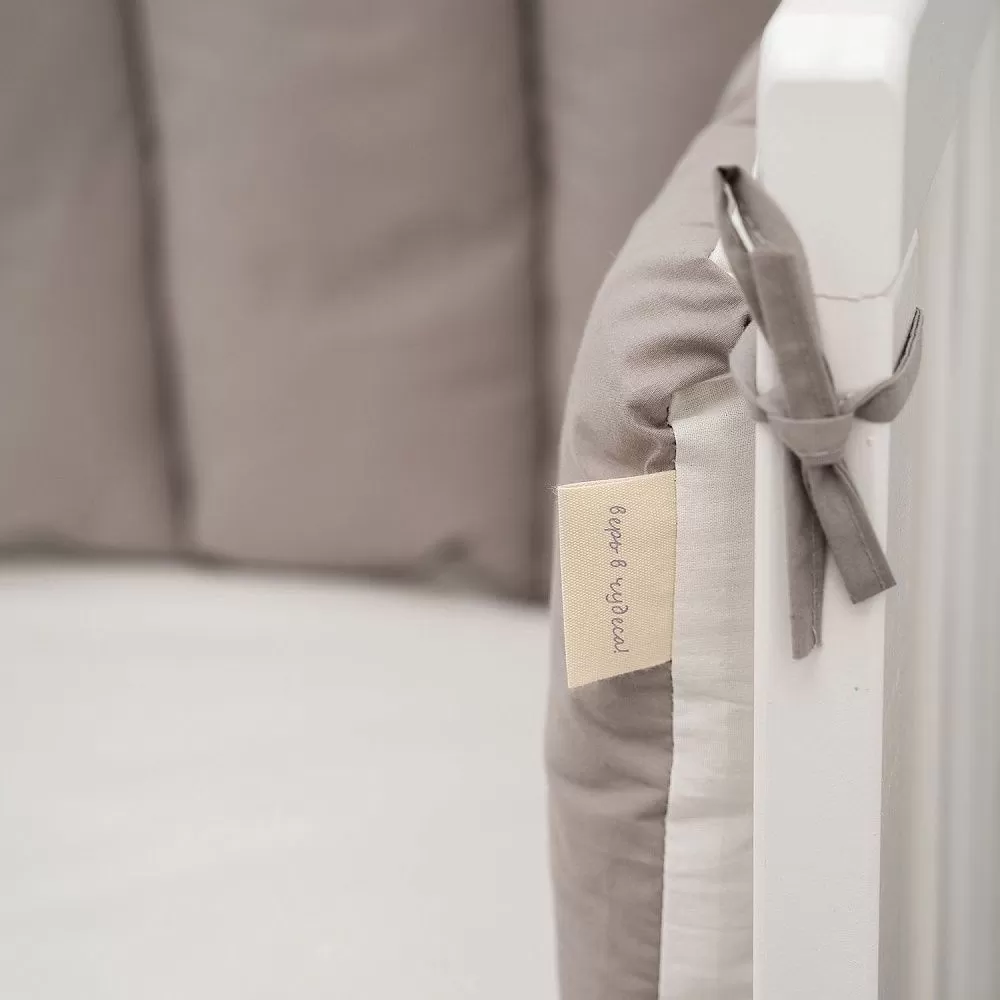 Комплект из 6 предметов Lappetti "Organic baby cotton" для прямоугольной кроватки (М) 13