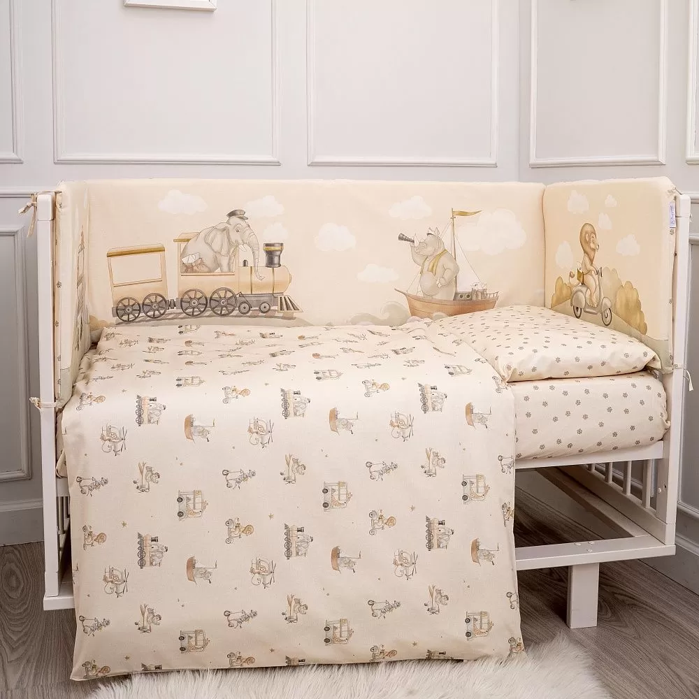 Набор Lappetti 6пр.для прямоугольной кроватки "Письмо другу" 2