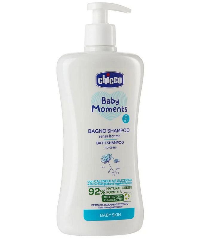 Шампунь без слез Chicco Baby Moments 500 мл 3
