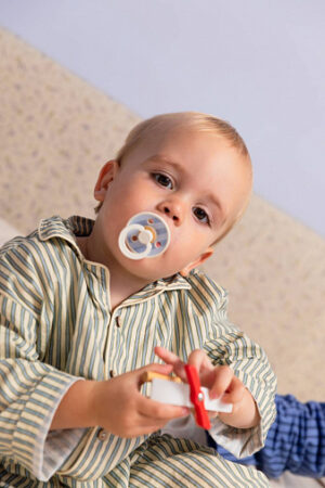 Набор пустышек латексных BIBS Studio Colour, 2 шт. - Block, 6+ мес. 7