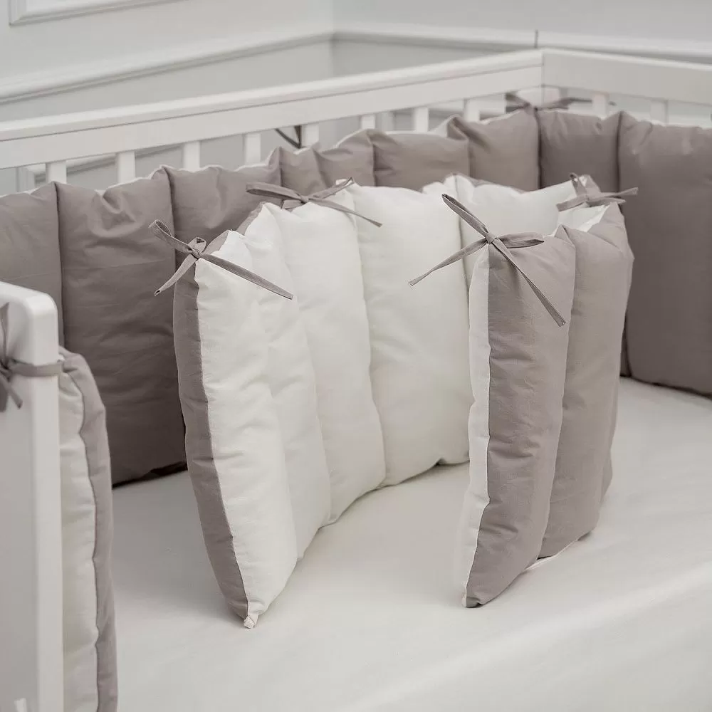 Комплект из 6 предметов Lappetti "Organic baby cotton" для прямоугольной кроватки (М) 6