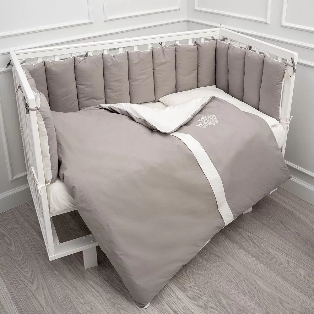 Комплект из 6 предметов Lappetti "Organic baby cotton" для прямоугольной кроватки (М) 5