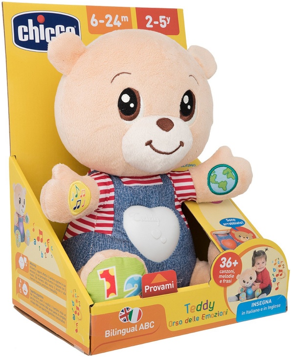 Мишка говорящий Chicco Teddy Emotion (русс/ англ) 4