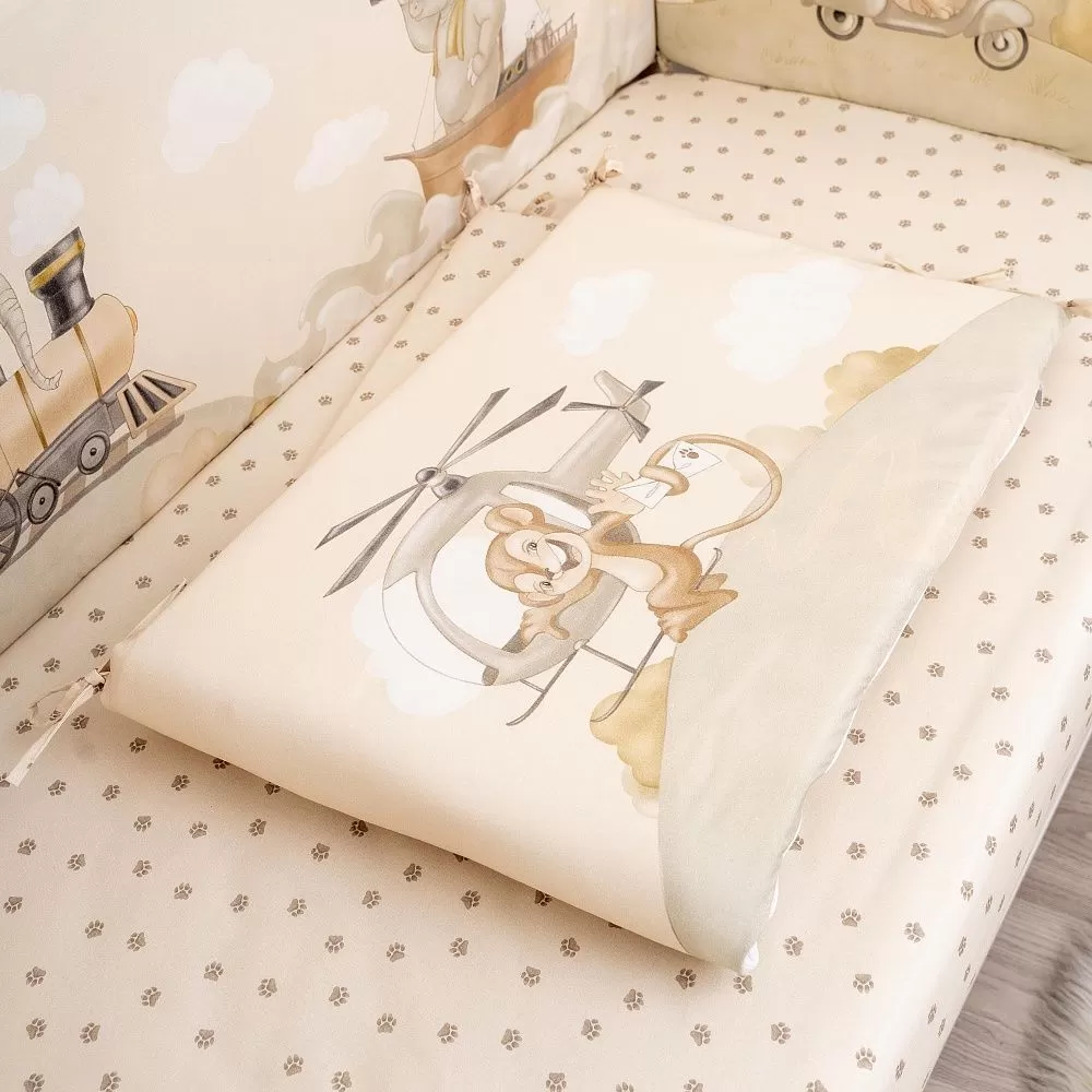 Набор Lappetti 6пр.для прямоугольной кроватки "Письмо другу" 12