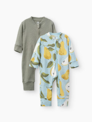 Пижамный комбинезон детский Happy Baby (набор 2 шт.) pear 14