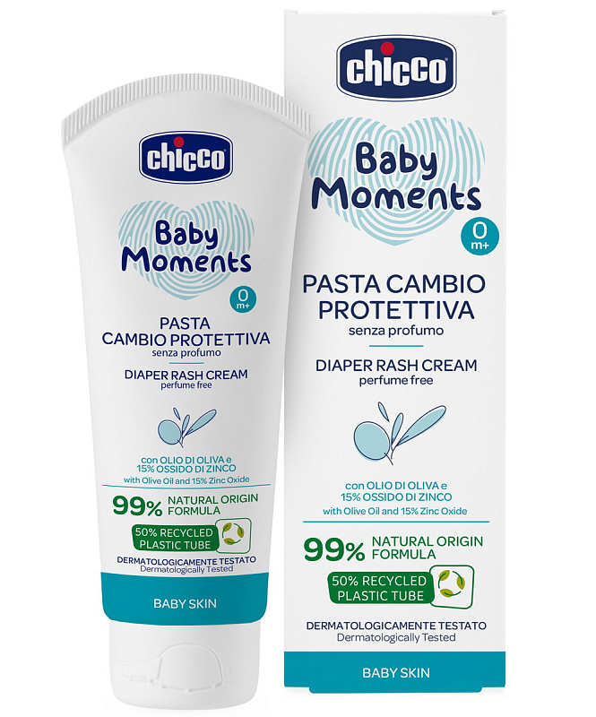 Крем от опрелостей Chicco Baby Moments 100мл 2
