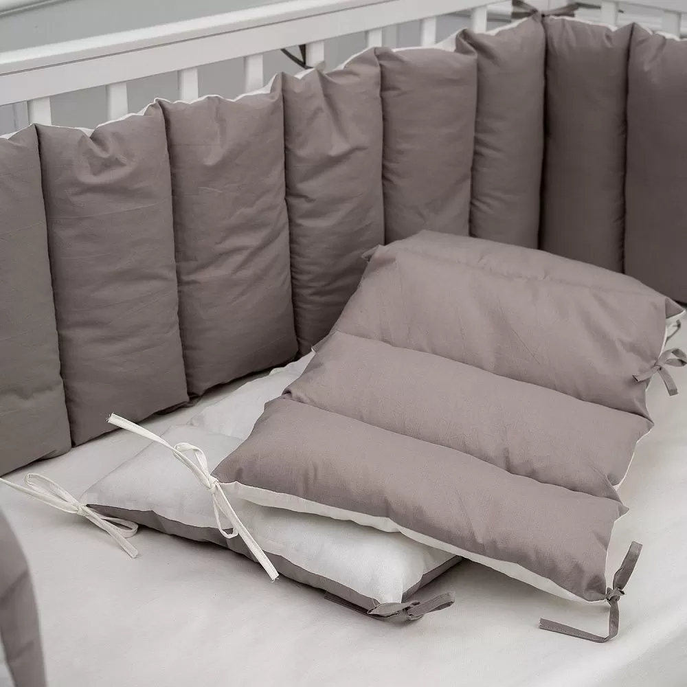 Комплект из 6 предметов Lappetti "Organic baby cotton" для прямоугольной кроватки (М) 8