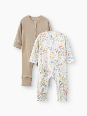 Пижамный комбинезон детский Happy Baby (набор 2 шт.) flowers 12