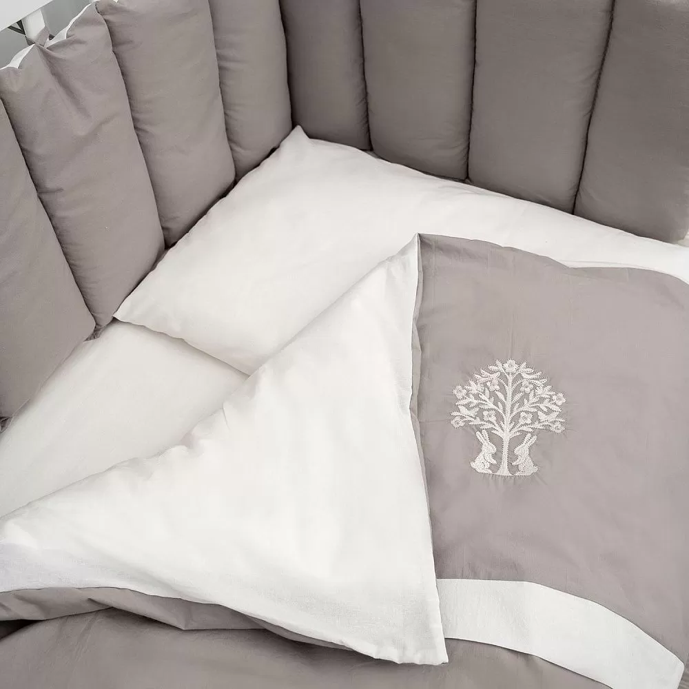 Комплект из 6 предметов Lappetti "Organic baby cotton" для прямоугольной кроватки (М) 9