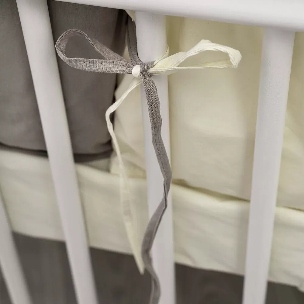 Комплект из 6 предметов для овальной и прямоугольной кроватки "Organic baby cotton" (М) 6