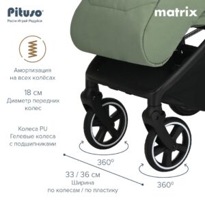 Коляска прогулочная Pituso Matrix 37