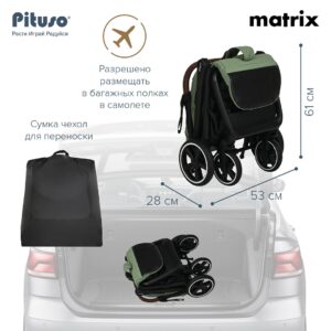 Коляска прогулочная Pituso Matrix 39