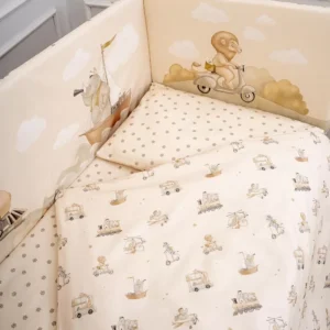 Набор Lappetti 6пр.для прямоугольной кроватки "Письмо другу" 21