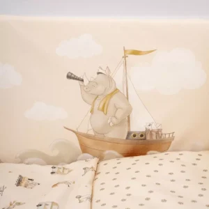 Набор Lappetti 6пр.для прямоугольной кроватки "Письмо другу" 20