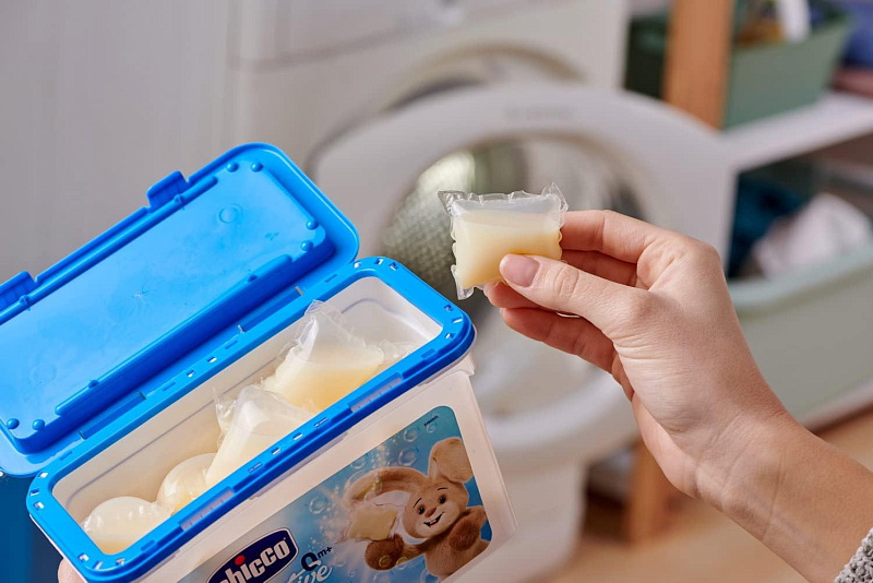 Средство для стирки детского белья в капсулах Chicco, 16шт. 2