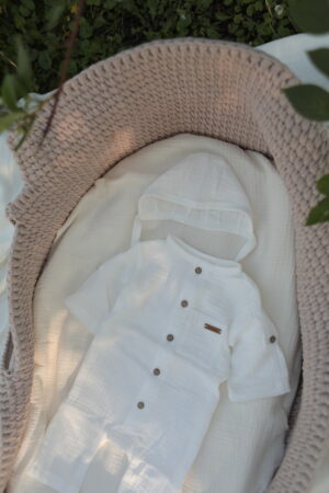 Комплект на выписку Babyedel 4 предмета для мальчика, муслин 10