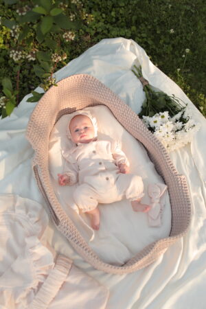 Комплект на выписку Babyedel 5 предметов для девочки, муслин 13