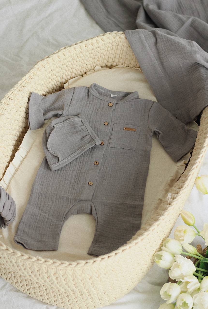 Идеальный комплект на летнюю выписку - почему муслин лучший выбор? 3