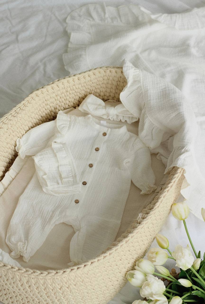 Идеальный комплект на летнюю выписку - почему муслин лучший выбор? 1