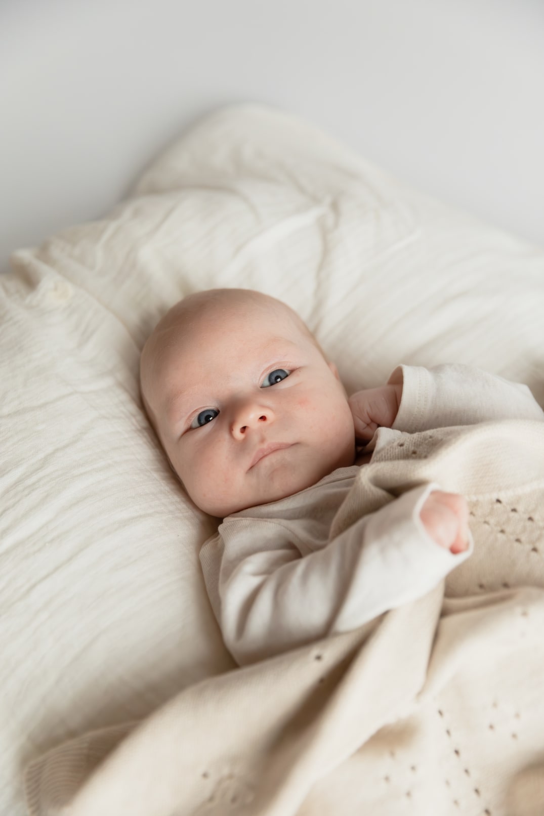 Плед вязаный BIBS Wavy 2