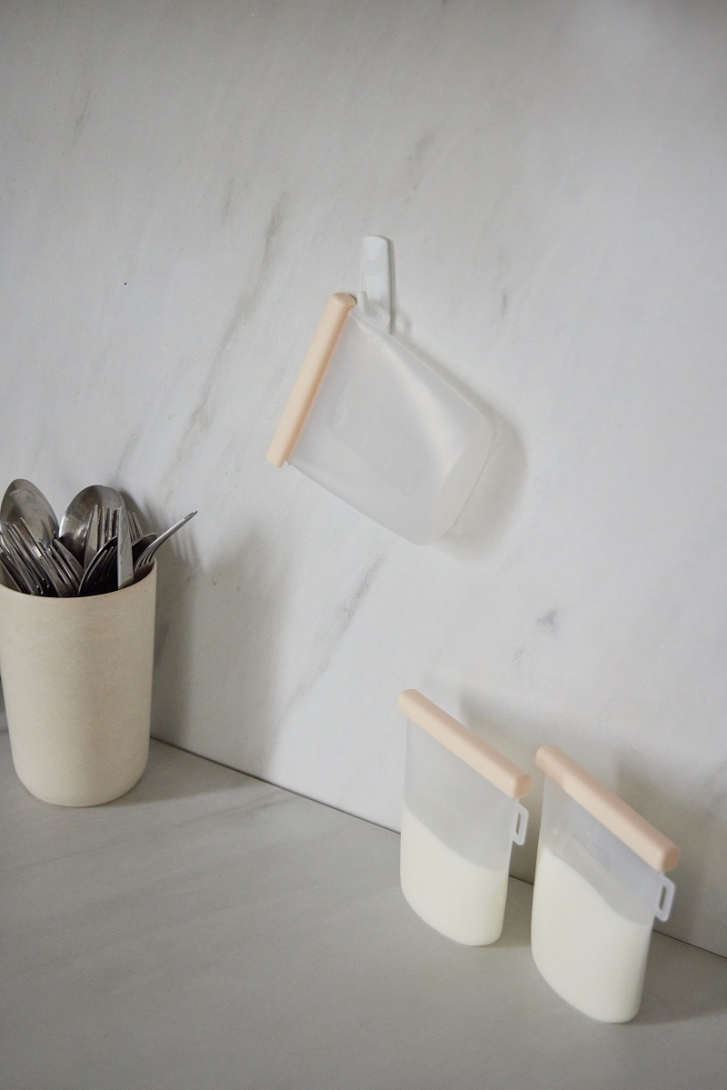 Набор силиконовых пакетов Edda для грудного молока, 4 шт, 240 мл 7