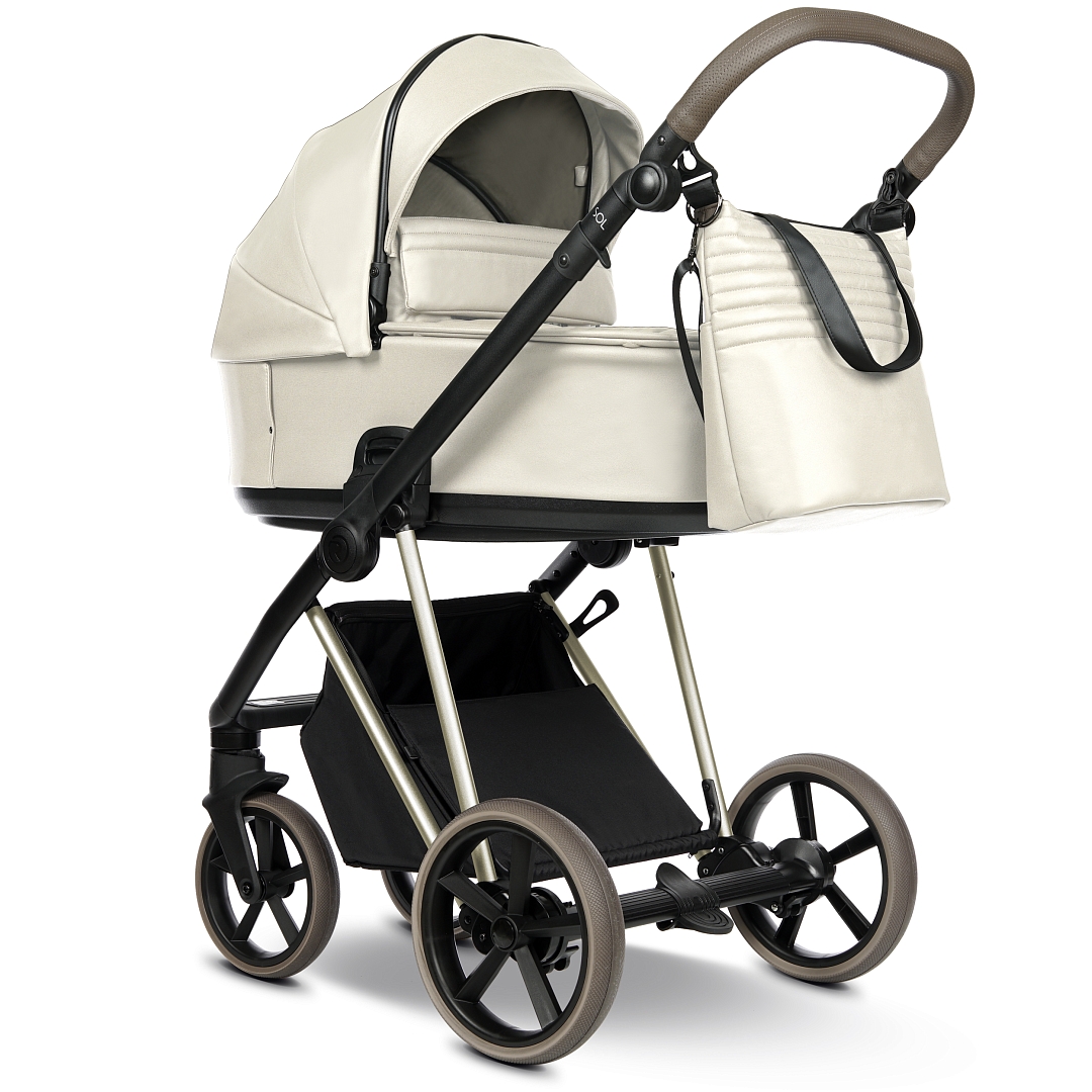 Коляска 2 в 1 ROAN SOL VINTAGE Luxury leather 1