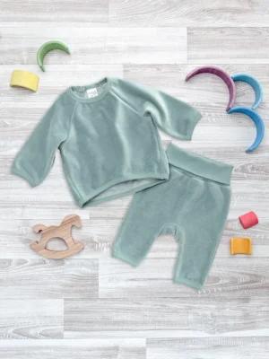 Велюровый комплект Mjolk Baby Blue (М) 4