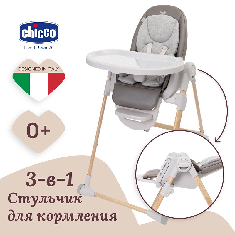 Стульчик для кормления Chicco POLLY ARMONIA 23