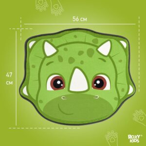 Коврик Roxy Kids плюшевый c эффектом памяти 50x60 см 14