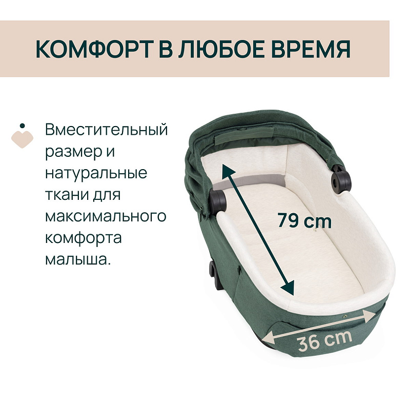 Люлька Chicco BELLAGIO GRAN COMFORT CARRYCOT 19