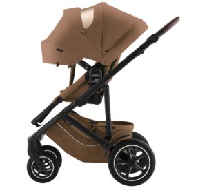 Комплект 3в1 Britax Roemer коляска SMILE 5Z LUX|Warm Caramel + автокресло BABY-SAFE PRO Space Black 35