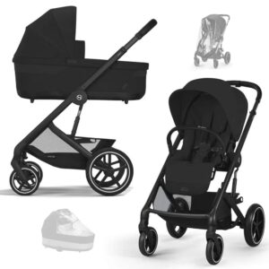 Коляска 2 в 1 Cybex Balios S Lux 2025 спальный блок+дождевик 16