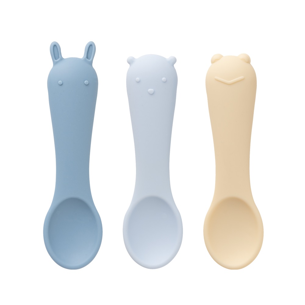 Набор детских силиконовых ложек Edda, 3 шт. 1
