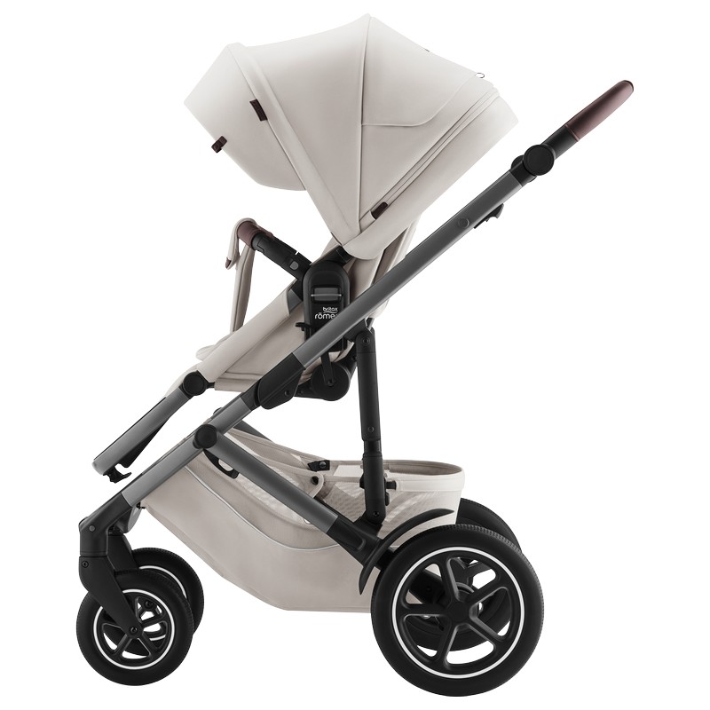 Комплект 3в1 Britax Roemer коляска SMILE 5Z LUXSoft Taupe + автокресло BABY-SAFE PRO Space Black