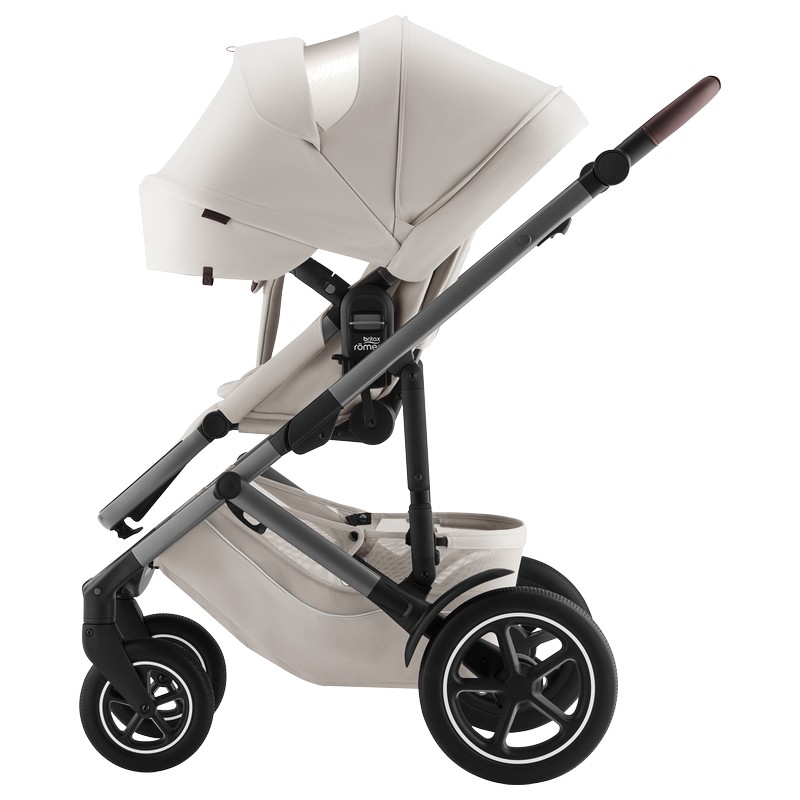 Комплект 3в1 Britax Roemer коляска SMILE 5Z LUXSoft Taupe + автокресло BABY-SAFE PRO Space Black