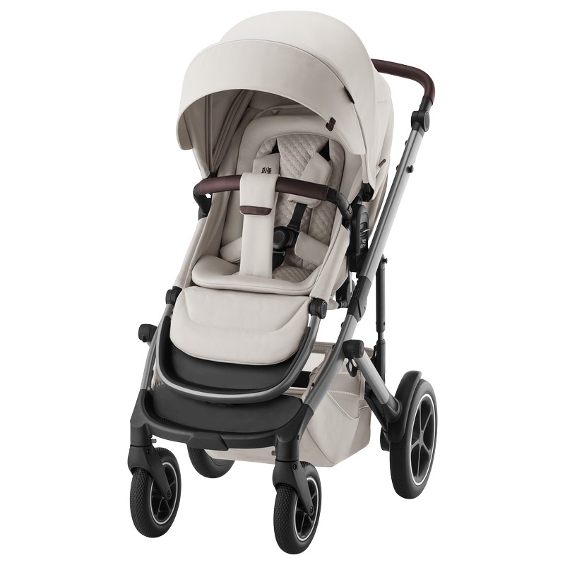 Комплект 3в1 Britax Roemer коляска SMILE 5Z LUXSoft Taupe + автокресло BABY-SAFE PRO Space Black