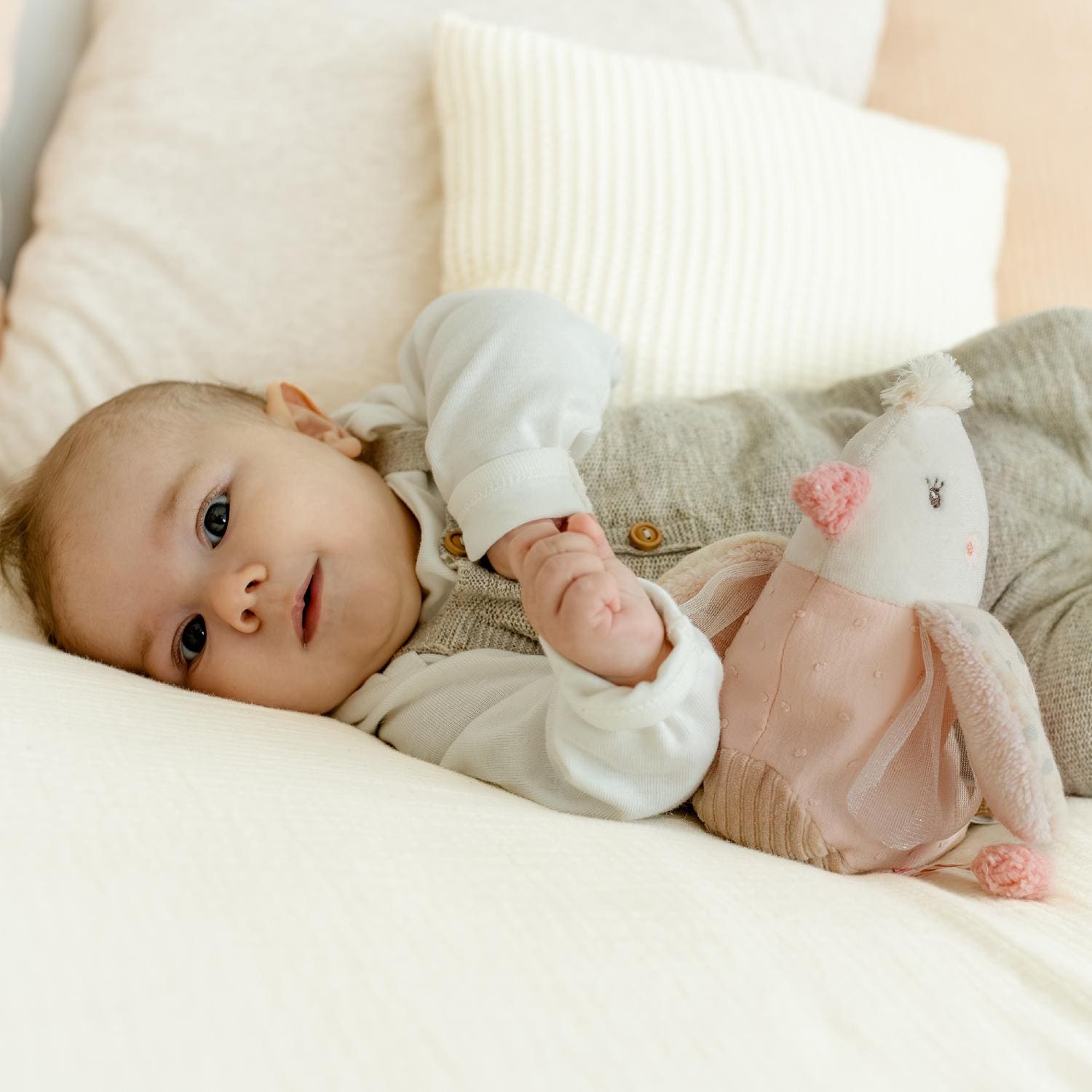 игрушка грелка с виноградными косточками птичка