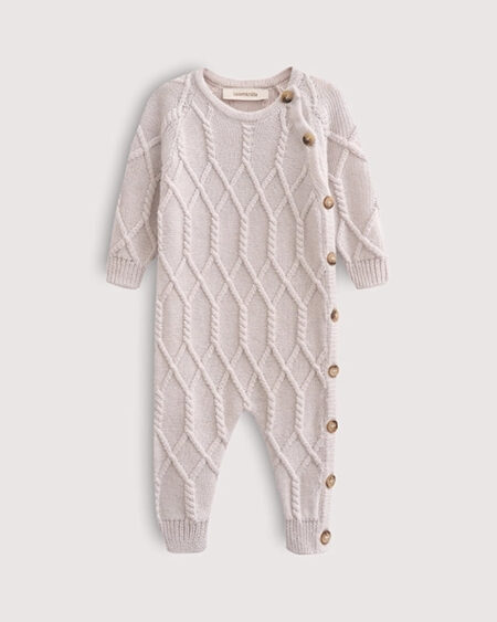 комбинезон детский кремовый