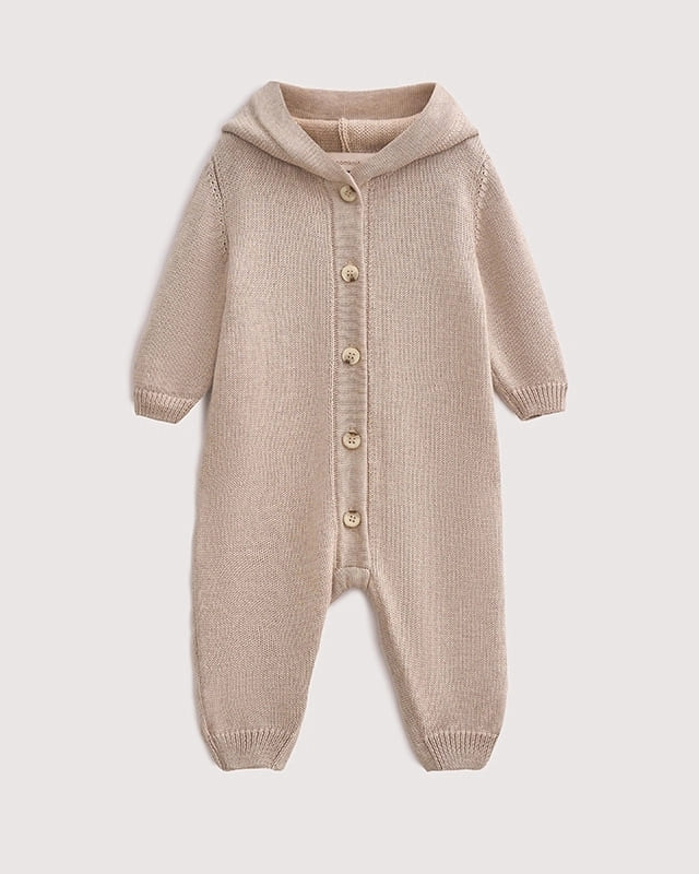 комбинезон детский бежевый меланж