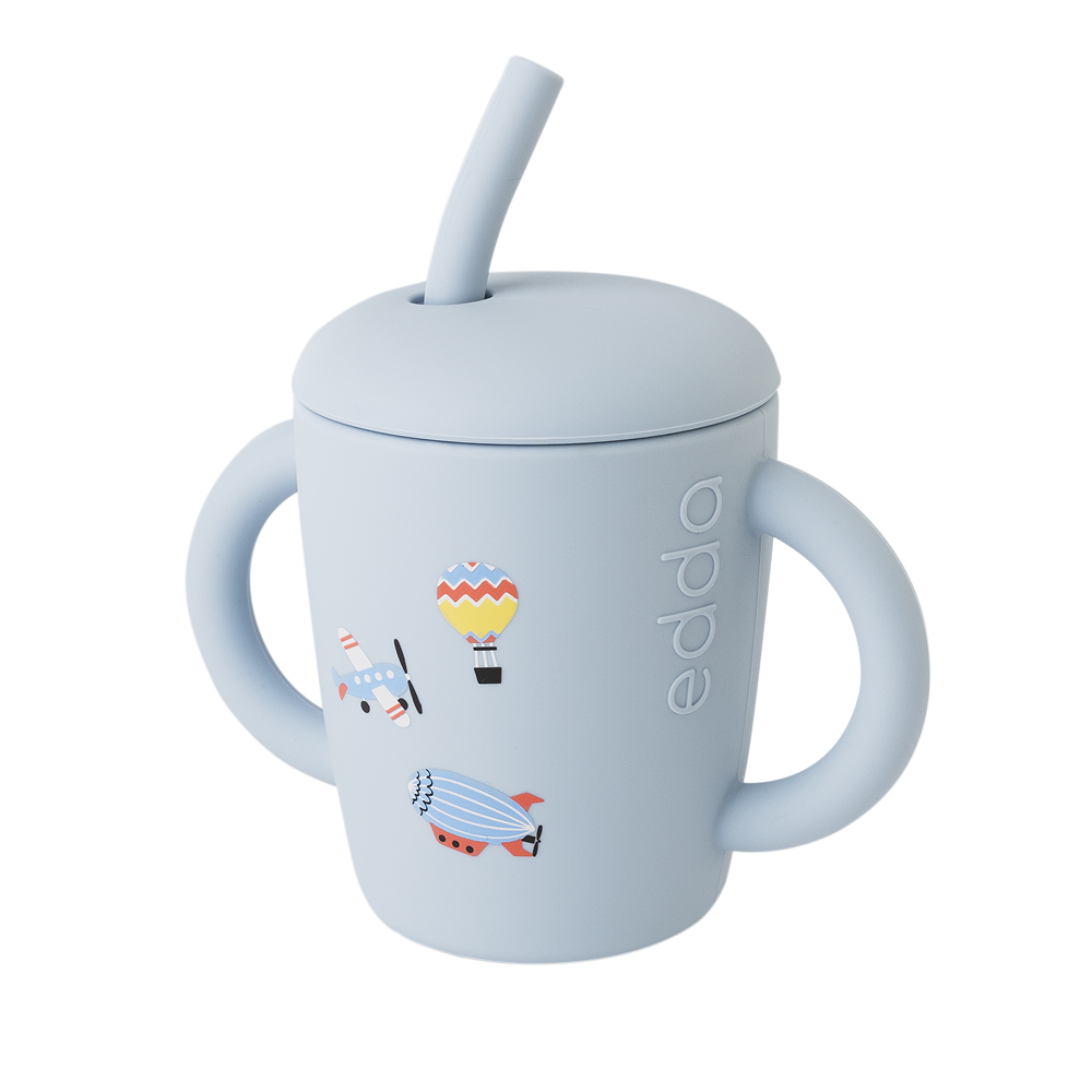 Силиконовый поильник с трубочкой Edda 1