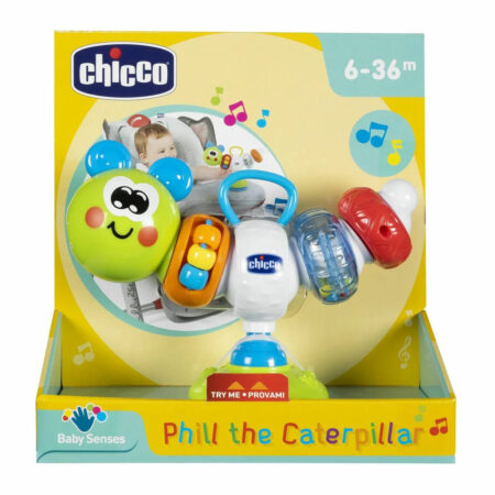 Игрушка Chicco для стульчика для кормления Гусеница