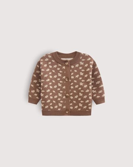 кардиган листочки