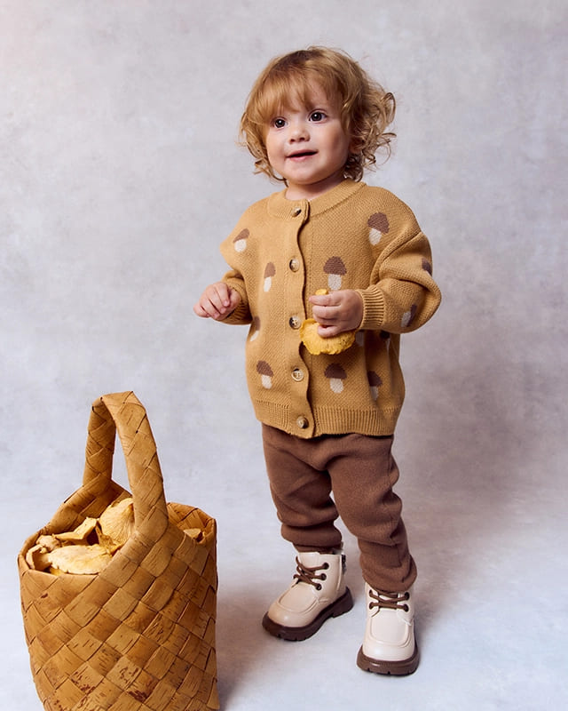 кардиган грибочки