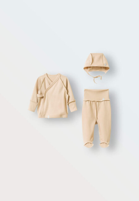 Комплект из ажура Toucankids 3 предмета (распашонка-ползунки-чепчик)