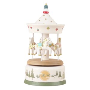 Карусель музыкальная Roxy Kids с лошадками заводная,бук