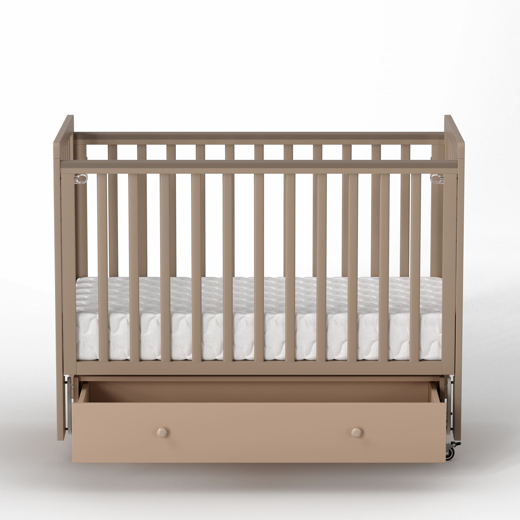 Кроватка Antemi Classic Sleep с маятником и ящиком 120*60